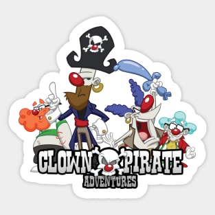 The Clown Pirate Adventures Sticker